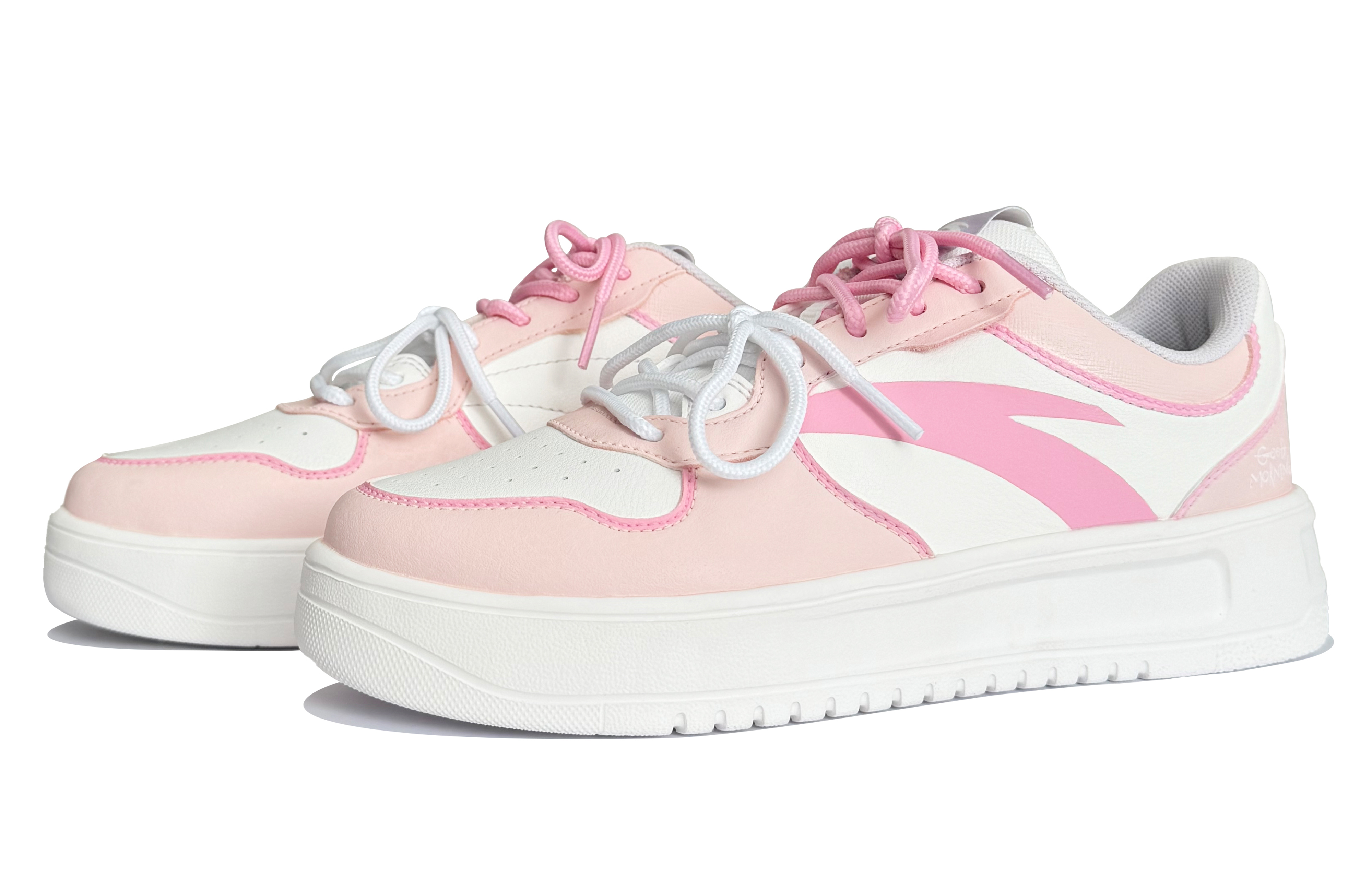 Anta Life Collection Slip-Resistant Cushioning Low-Top Skateboard Shoes Women's Pink White купить в интернет-магазине Yoocart с быстрой доставкой по России.
