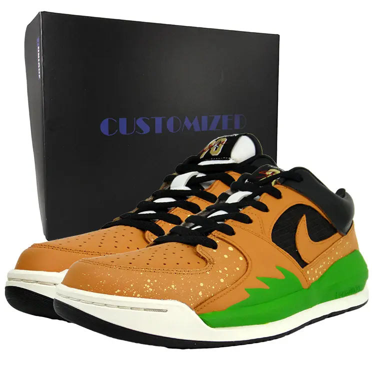 Jordan Stadium 90 Pedal Cyan Moment Anti Slip And Wear Resistant Lightweight Low Top Casual Shoes Men's Earth Yellow
