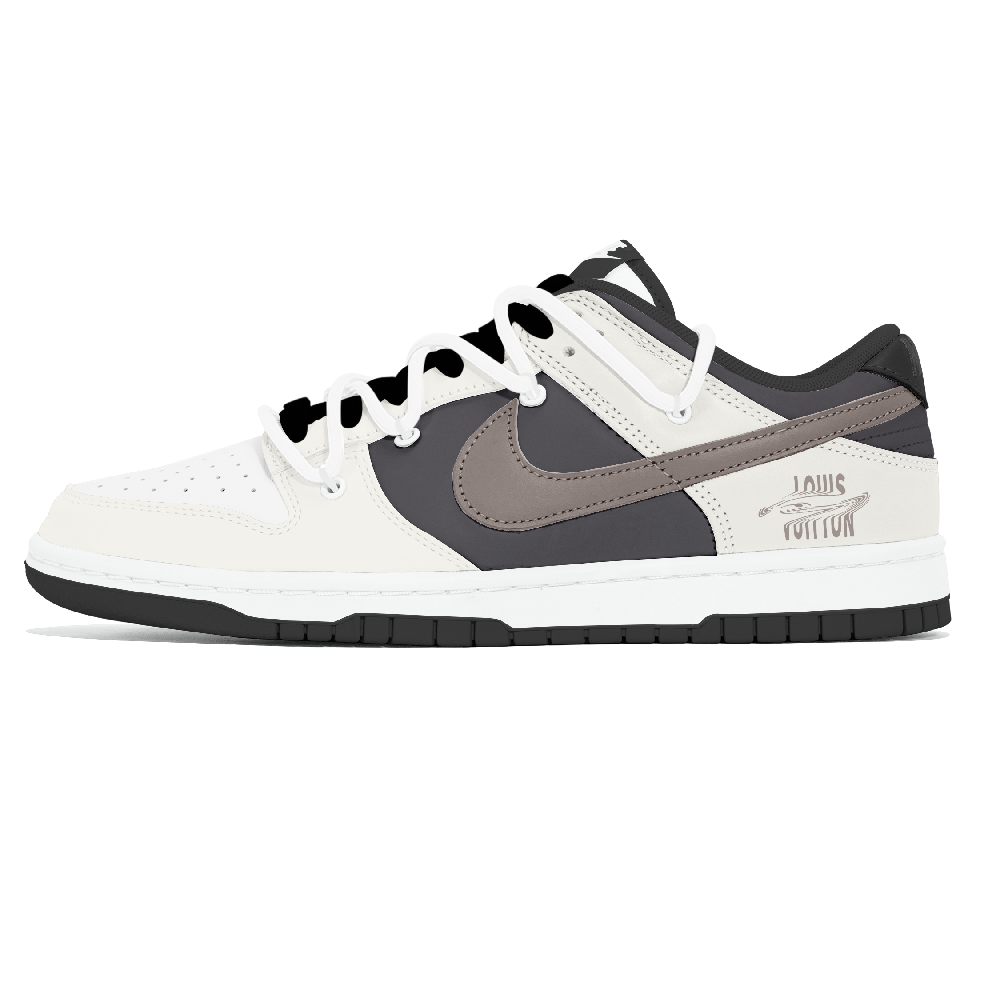 Nike Dunk Abrasion Resistant Low Top Skateboard Shoes Unisex White