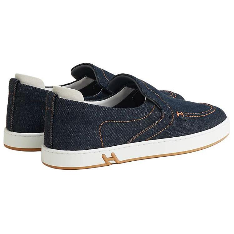 HERMES Kiddy Casual Single Shoes Women's Blue