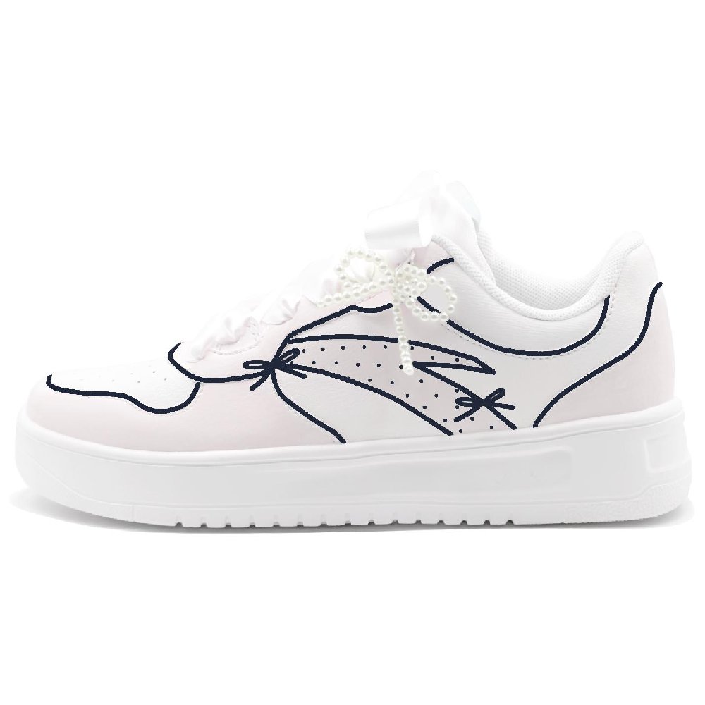 Anta Anti Slip Wear Resistant Low Top Skateboard Shoes Women's White