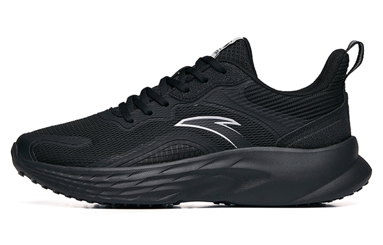 Anta Breathable Low Top Running Shoes Women's Black