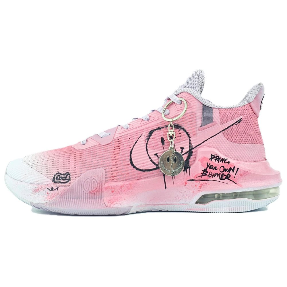Nike Air Max Impact Cushioning, Slip Resistant, Abrasion Resistant Coverage Low Top Basketball Shoes Unisex Pink