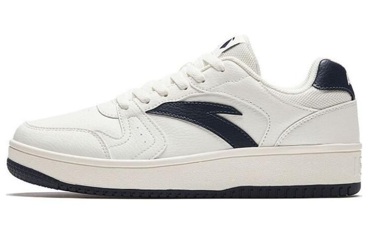 Anta Original Year Height Increasing Low top Skateboard Shoes Men's White Black