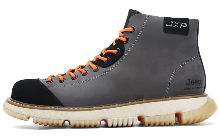 Jeep Short Outdoor Boots Men's Gray