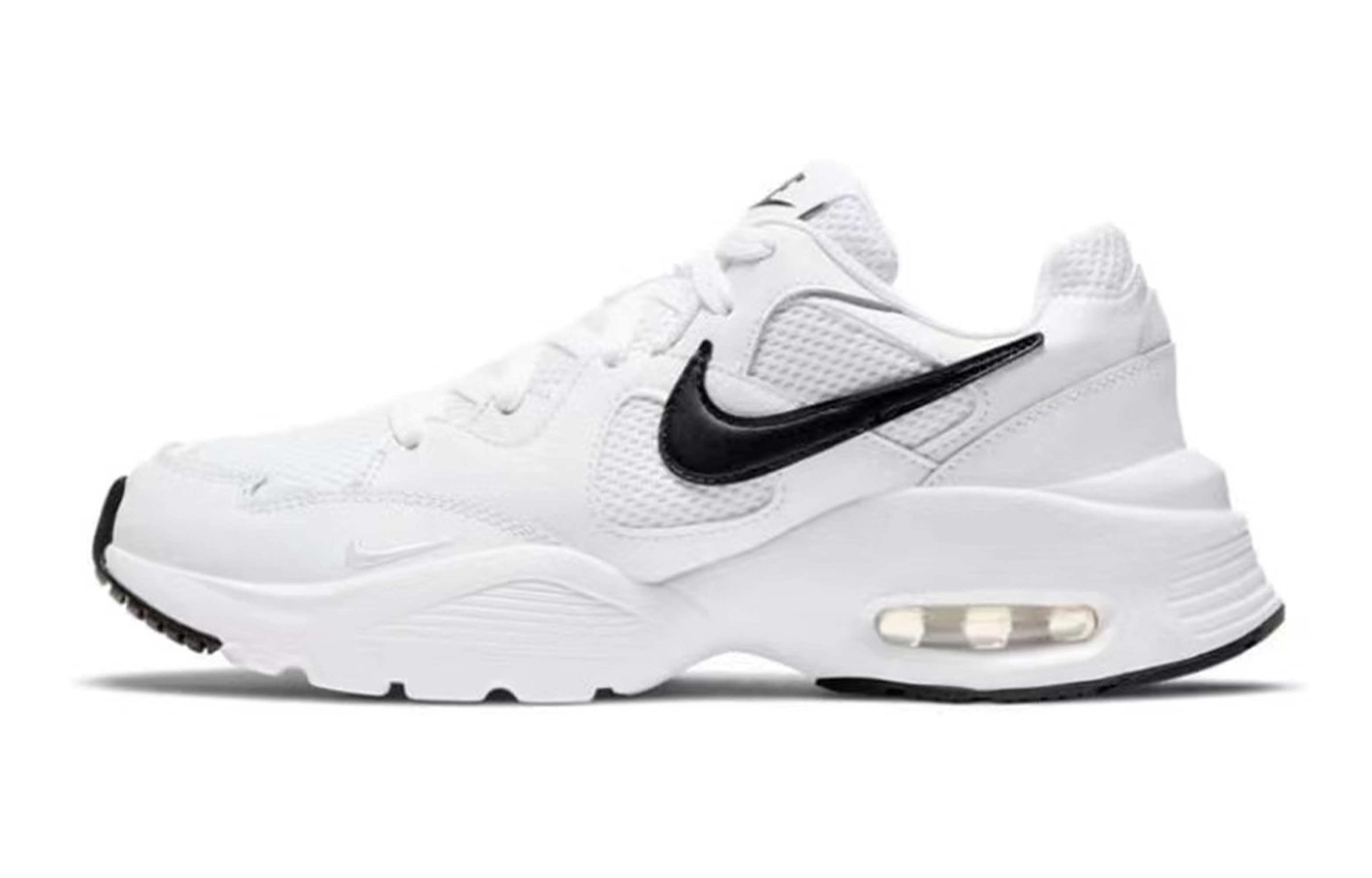 Nike Air Max Fusion Slip-Resistant Low-Top Running Shoes Women's White Tiffany Yellow