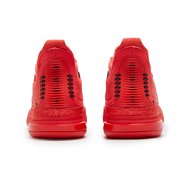 361° Joker Yokei Generation One Basketball Shoes Men Mid Top Finch Red/obsidian Black