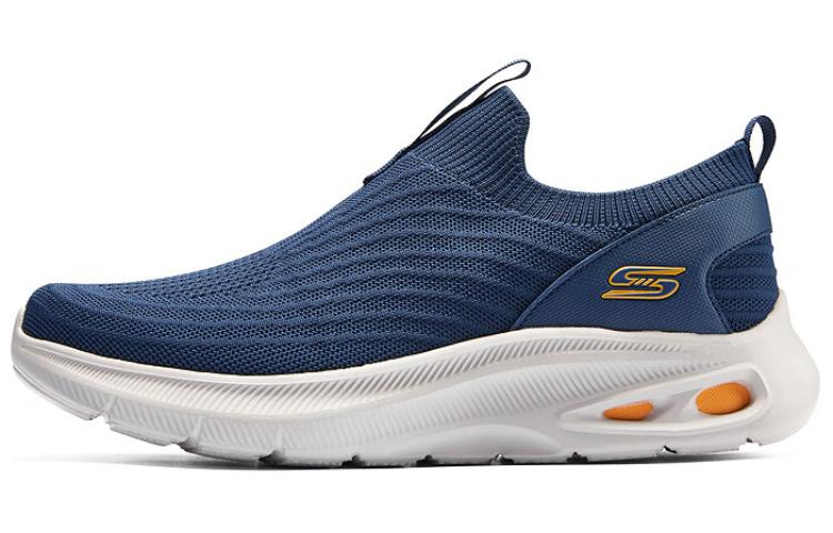 Skechers Durable Breathable Low-Top Casual Shoes Men's Marine Blue