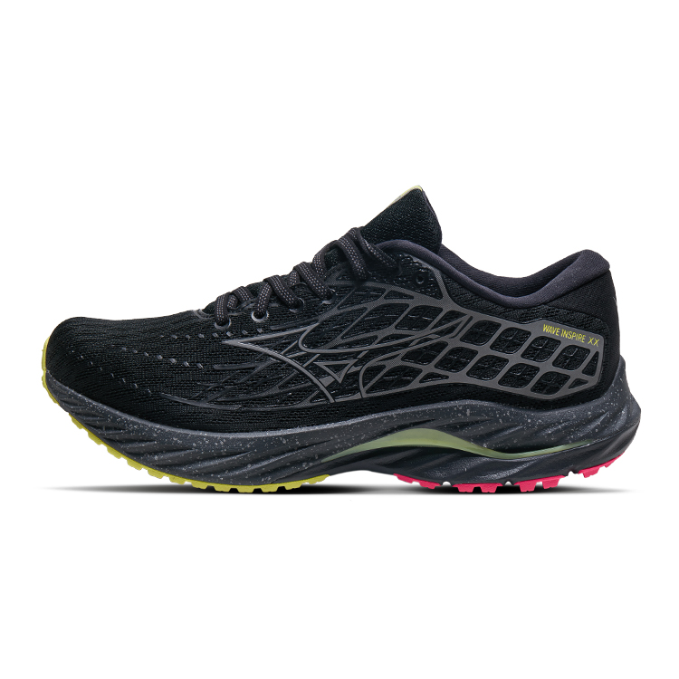 Mizuno Wave Inspire 20 'Black Sunny Lime'