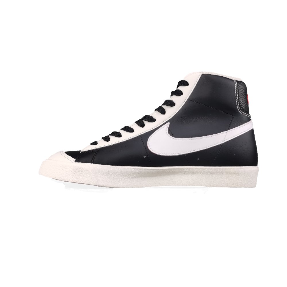 Nike Wear-Resistant High-Top Skateboard Shoes Men's White Black