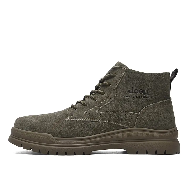 Jeep Ankle Length Martin Boot Men's Army Green