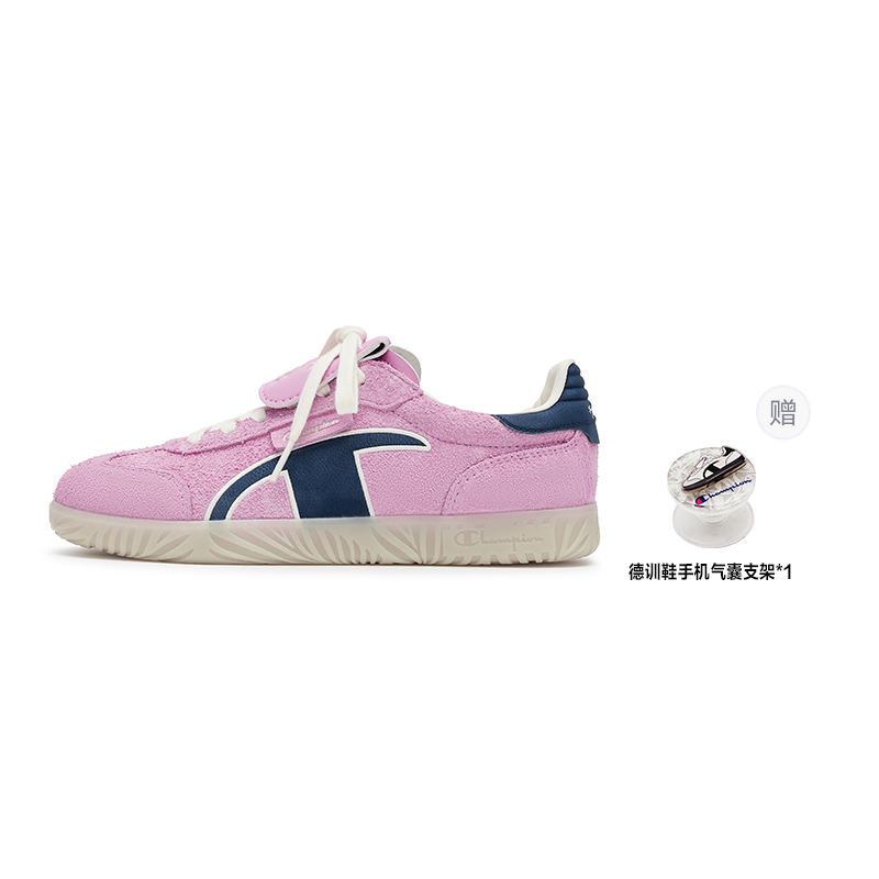 Champion Champ T-Trainer German Army Trainers Low-Top Skateboard Shoes Women's Pink