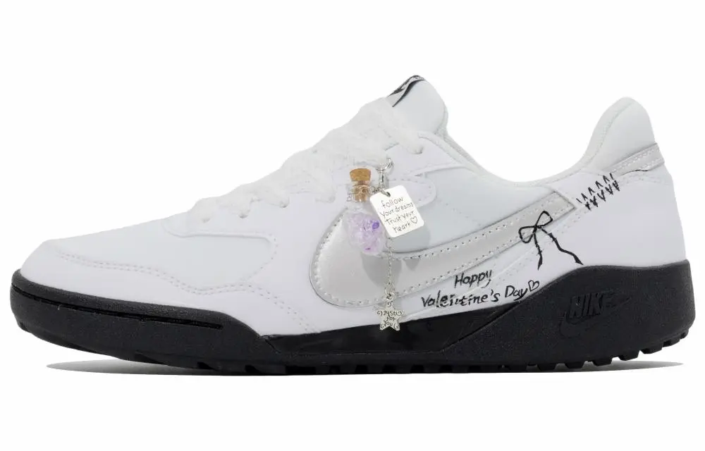 Nike Terra Manta Love Confession Moment Abrasion Resistant Low top Training Shoes Unisex Silver White