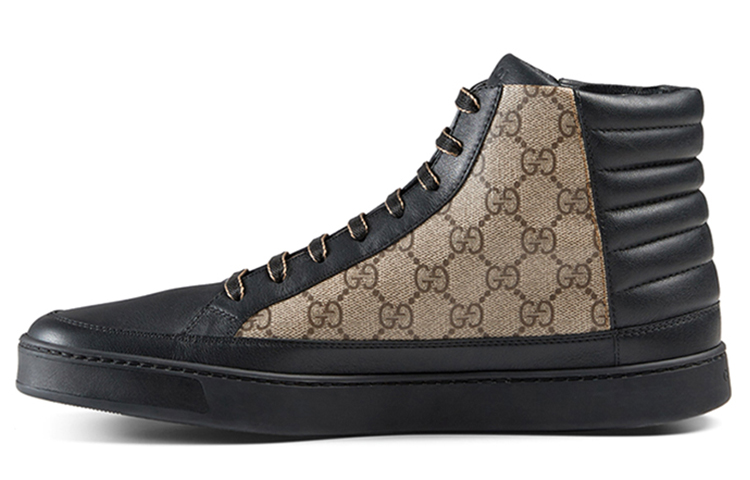 GUCCI Gg Supreme High 'Black Tan'