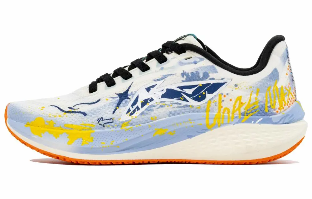 LiNing Red Hare 7 Cushioning, Wear Resistant Low top Casual Training Running Shoes Men's Light Blue