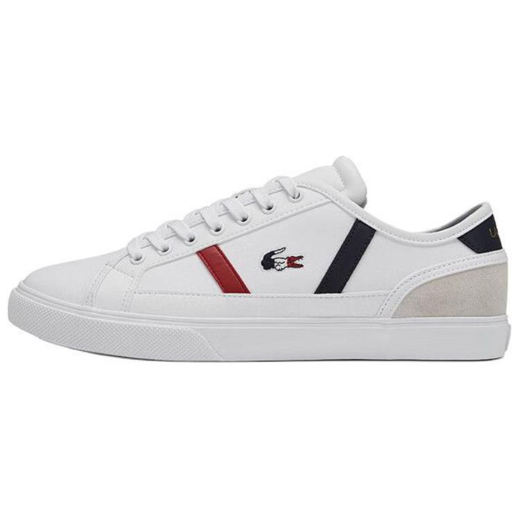 LACOSTE Low-Top Skateboard Shoes Men's White
