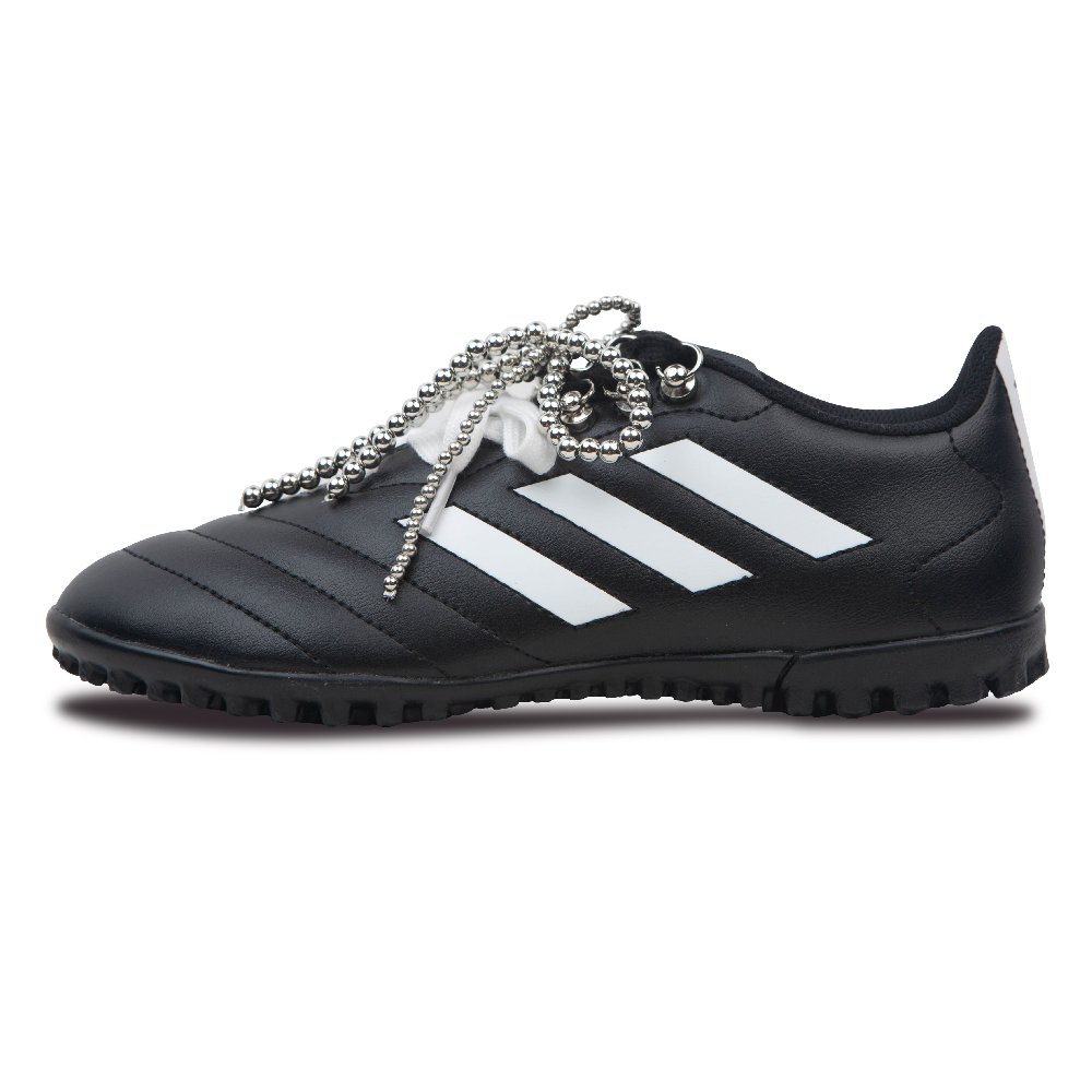 Adidas GOLETTO VII TF Rubber Broken Studs Anti-Slip Wear-Resistant Soccer Shoes Unisex Black White