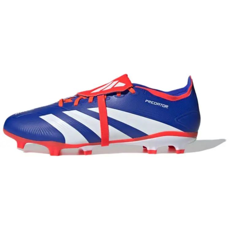 Adidas Predator League Fold Over Tongue Fg Lucid Blue Cloud White Solar Red