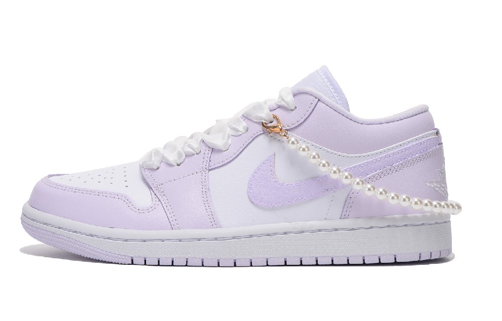 Jordan Air Jordan 1 Low Low-Top Vintage Basketball Shoes Women's Purple