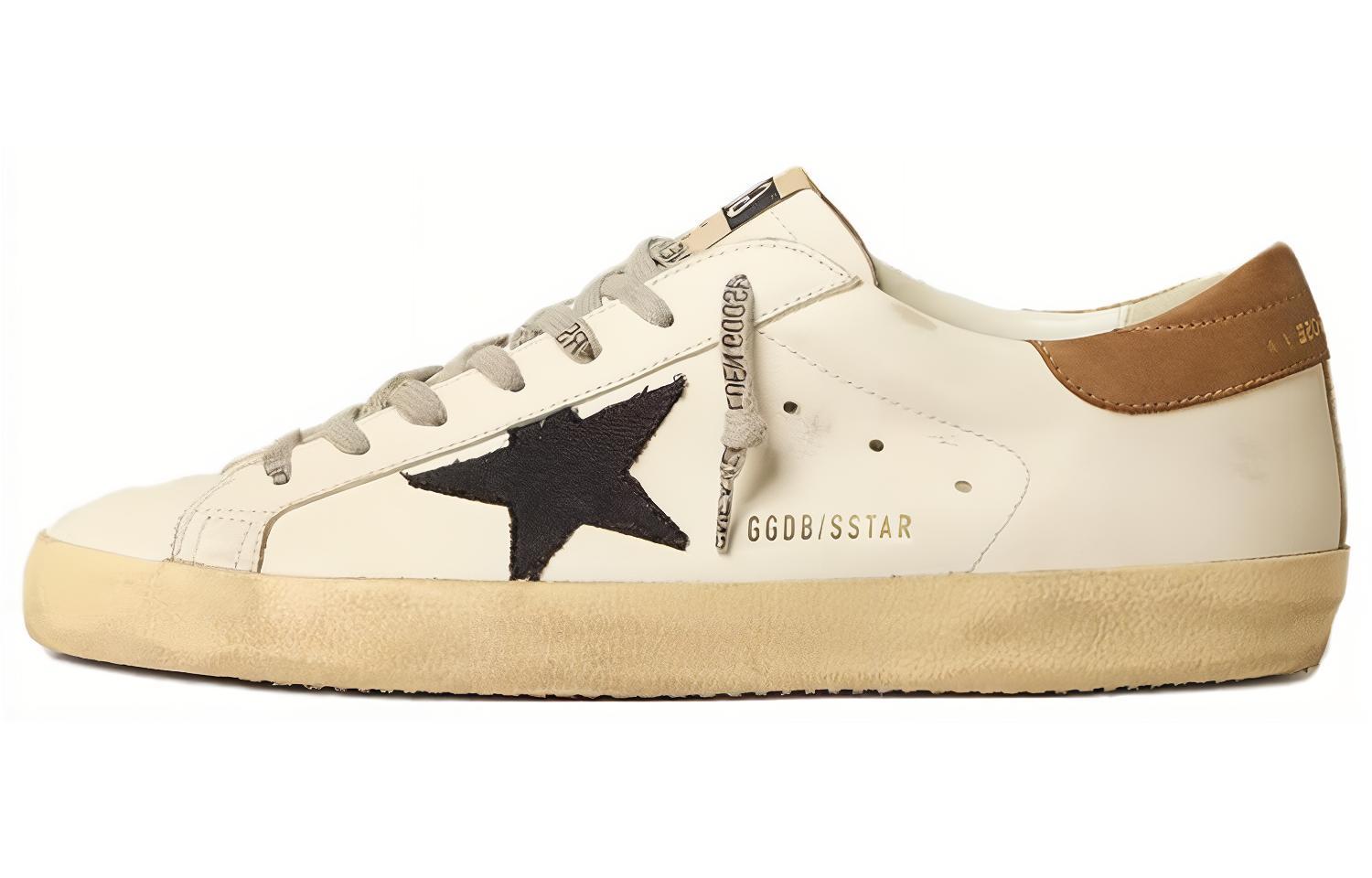 Golden Goose Super Star Low top Skateboard Shoes Men's White