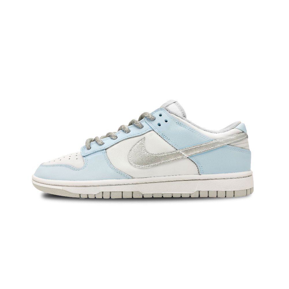 Nike Dunk Anti-Slip Wear-Resistant Low-Top Skateboard Shoes Men's Blue White