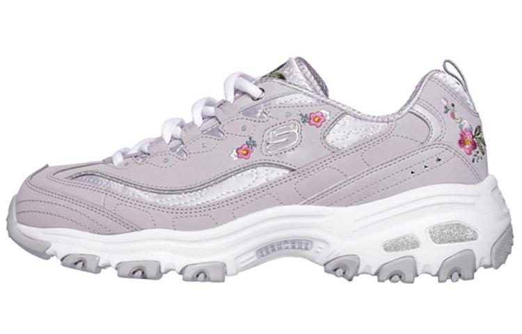 Skechers D'LITES 1.0 Low Top Chunky Sneakers Women's Lavender