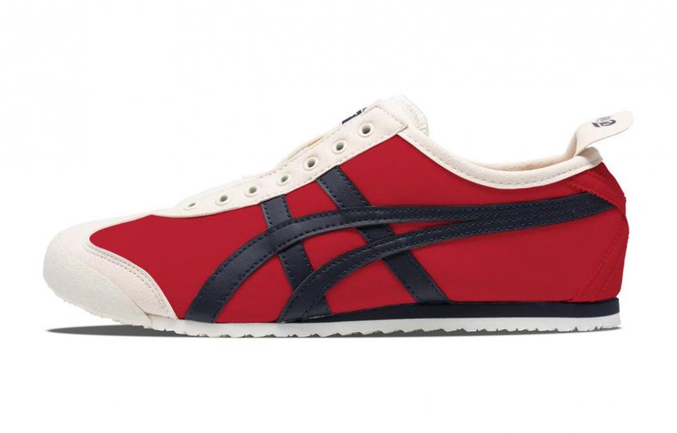 Onitsuka Tiger MEXICO 66 Casual Shoes Unisex Low-Top Beige/Red/Black