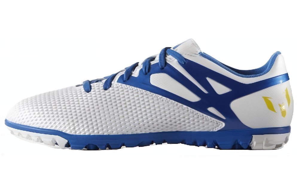 Adidas Messi 15.3 Soccer Shoes Men Low-Top White Blue