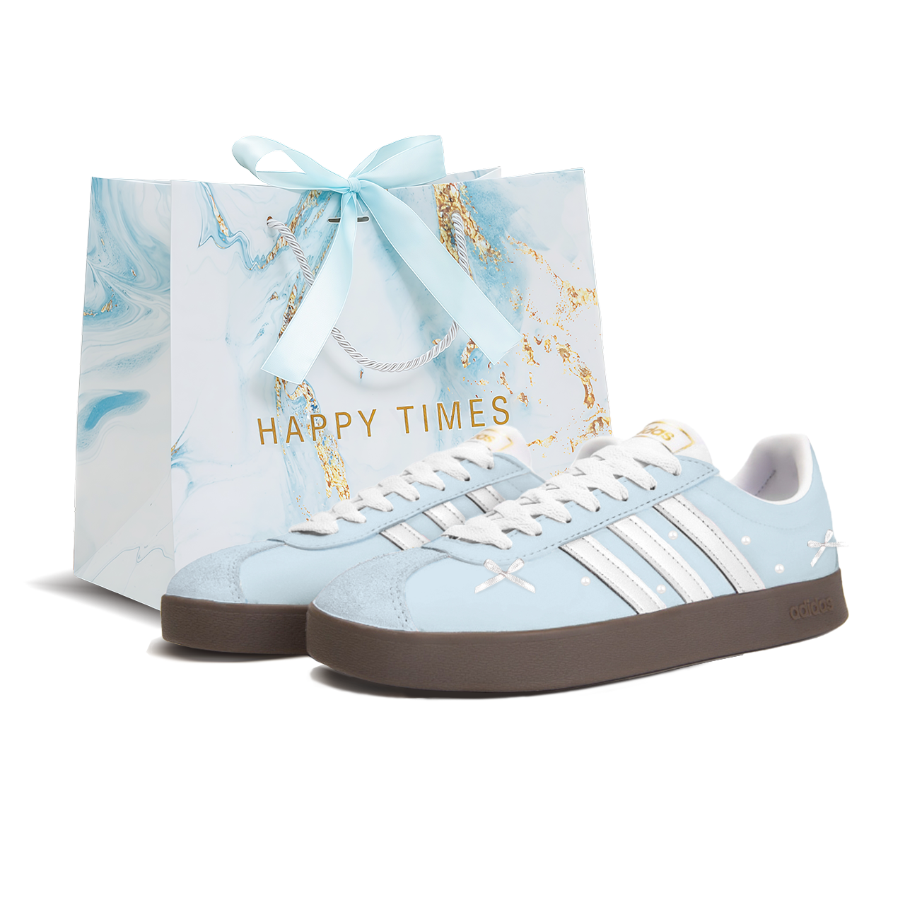 Adidas Neo VL Court 2.0 Skateboard Shoes Unisex Low Top Blue/White купить в интернет-магазине Yoocart с быстрой доставкой по России.