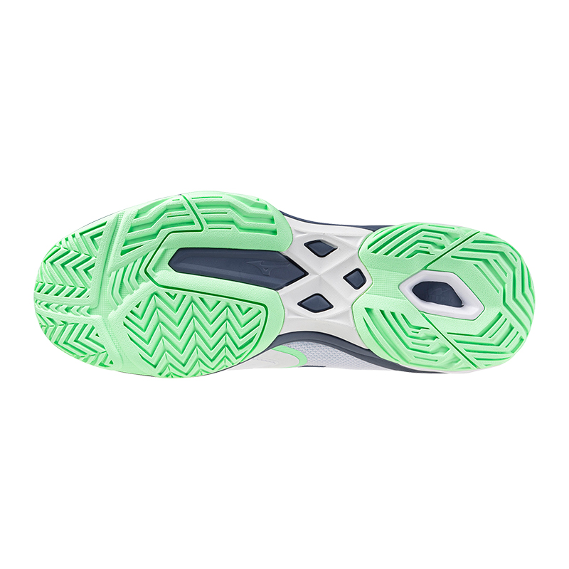 Mizuno Wave Exceed Light 2 Ac 'White Vintage Indigo Mint' купить в интернет-магазине Yoocart с быстрой доставкой по России.
