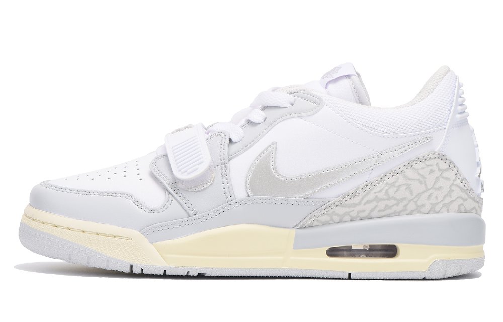 JORDAN Legacy 312 Vintage Basketball Shoes Women's Low-Top White