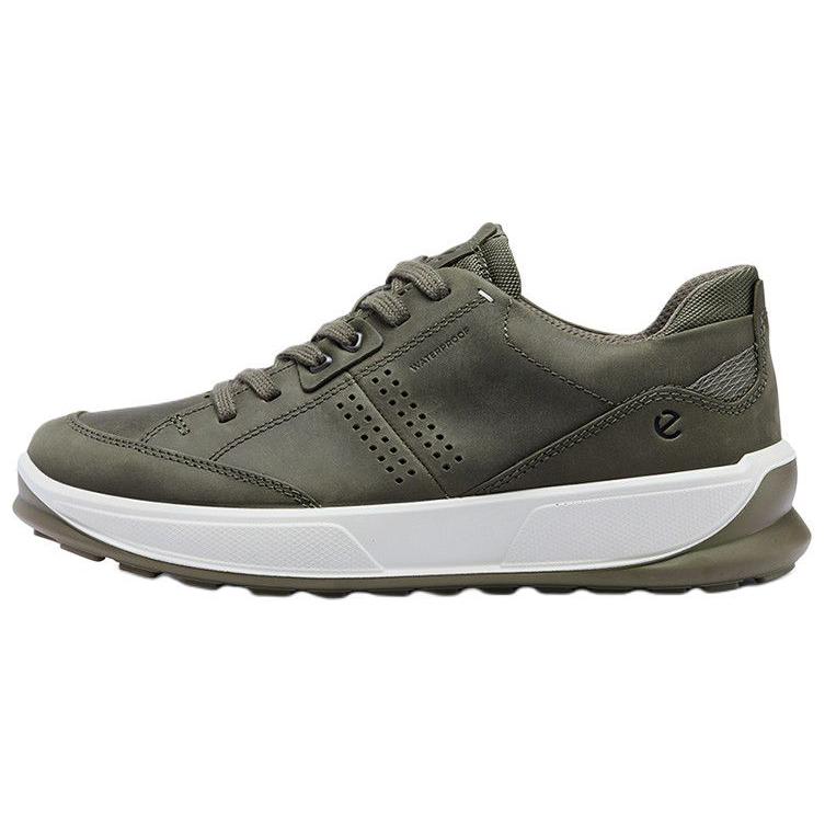 Ecco Wear-Resistant Low-Top Casual Shoes Men's Army Green