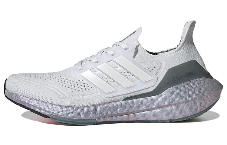 Adidas Ultra Boost 21 Crystal White Hazy Green