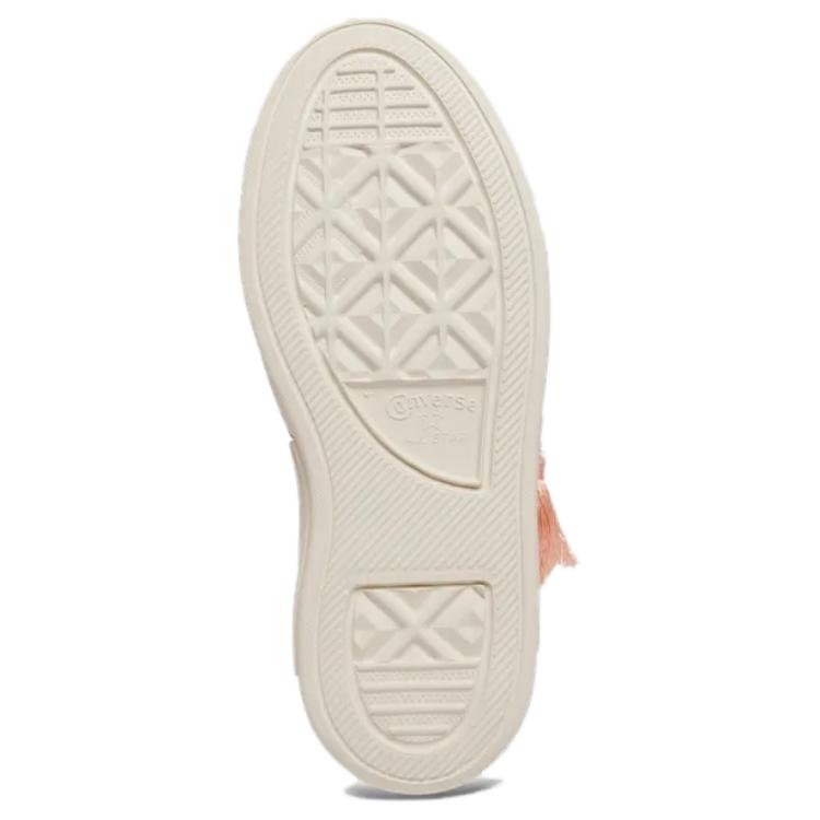 Converse All Star Anti-Slip Wear-Resistant Low-Top Skateboard Shoes Women's Pink Beige