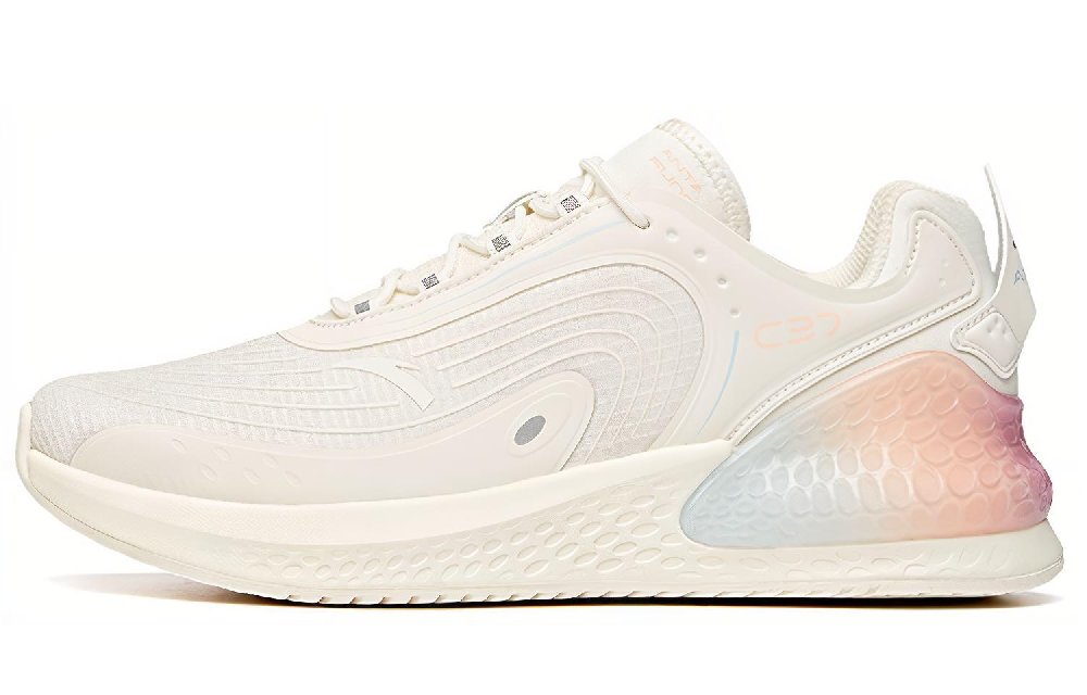 Anta C37+ Anti-Slip Wear-Resistant Low-Top Running Shoes Women's White