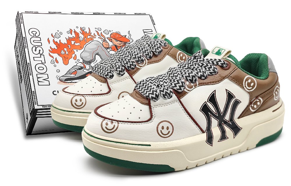 MLB Chunky Liner Low-Top Skateboard Shoes Unisex Brown