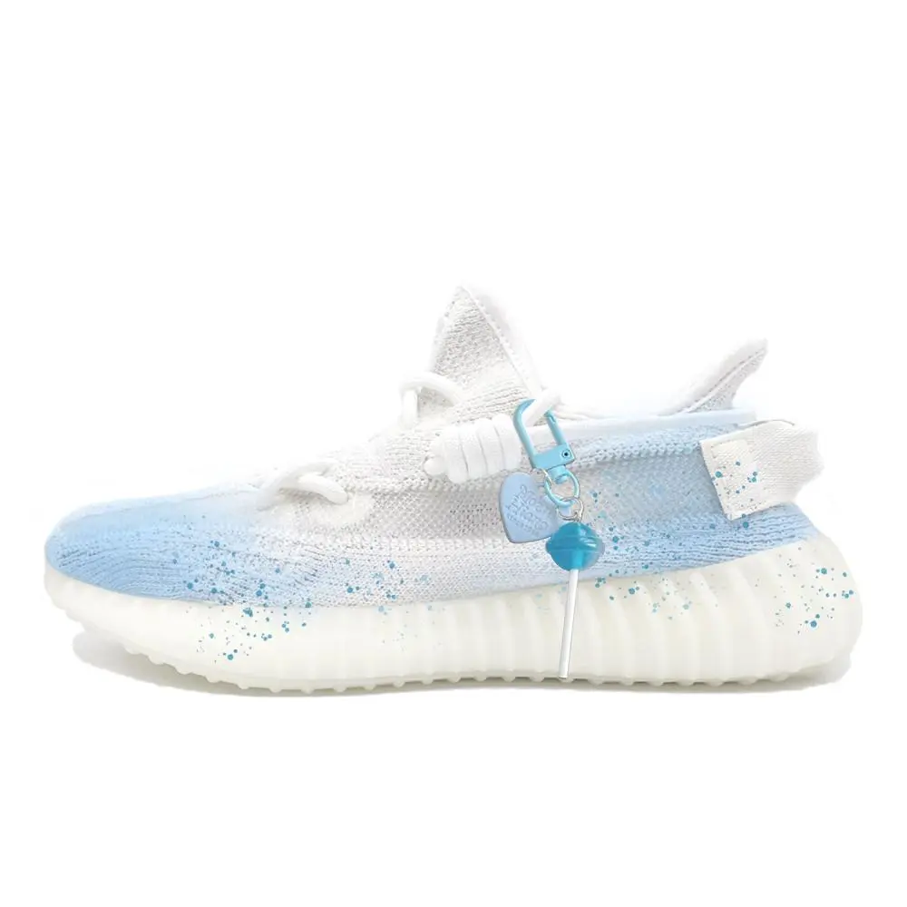 Adidas Originals Yeezy Boost 350 V2 Ice Blue Candy Cushioning, Wear Resistant Low top Casual Shoes Unisex Blue