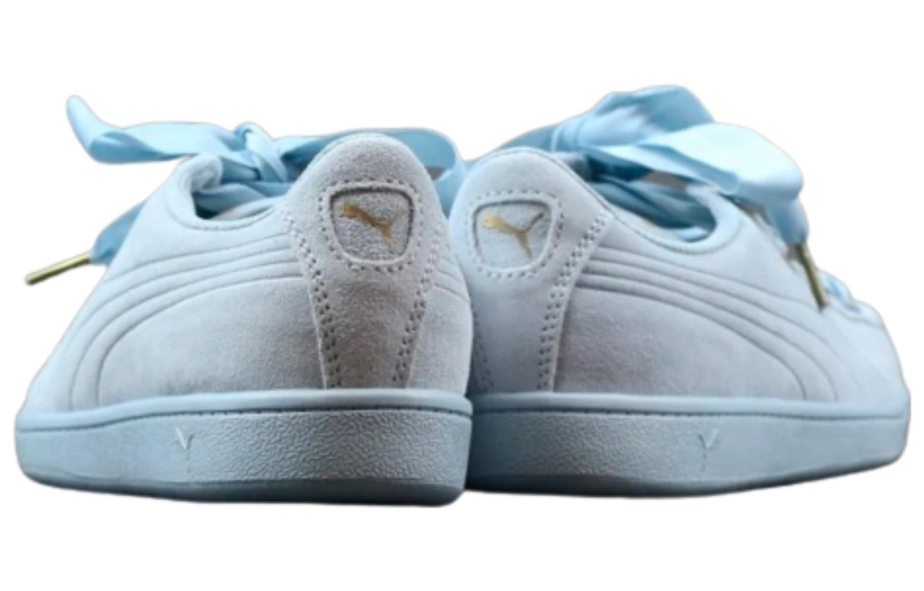 PUMA Vikky Ribbon Anti-Slip Wear-Resistant Low-Top Skateboard Shoes Women's Blue купить в интернет-магазине Yoocart с быстрой доставкой по России.
