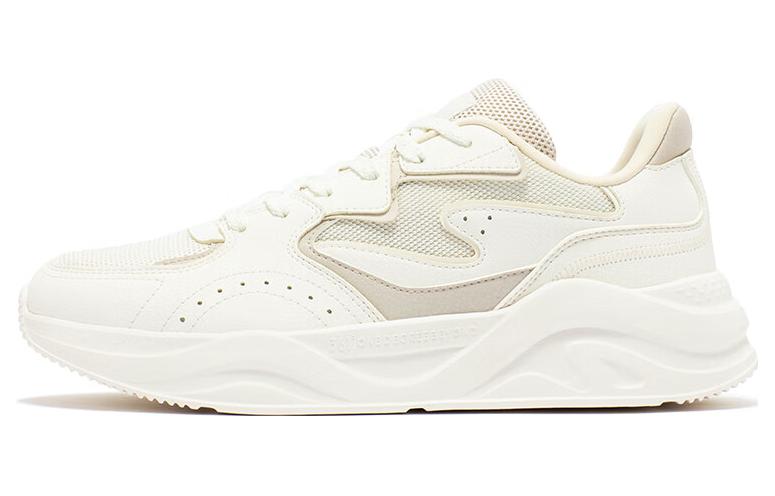 361° Anti Slip Wear Resistant Low Top Sports Casual Shoes Men's Feather White