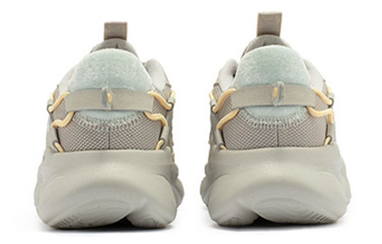 361° Cushioning, Slip Resistant, Abrasion Resistant, Lightweight Low Top Running Shoes Women's Gray Yellow