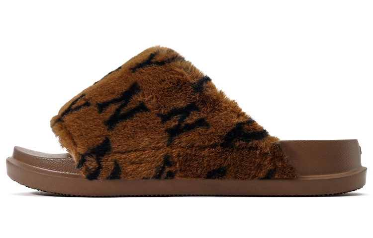 MLB Slipper Slide Slippers Unisex Dark Brown