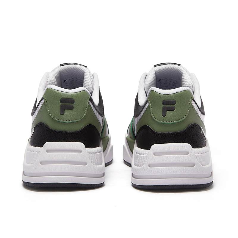 FILA FUSION Slip-Resistant Low-Top Skateboard Shoes Men's Rain Mist Gray