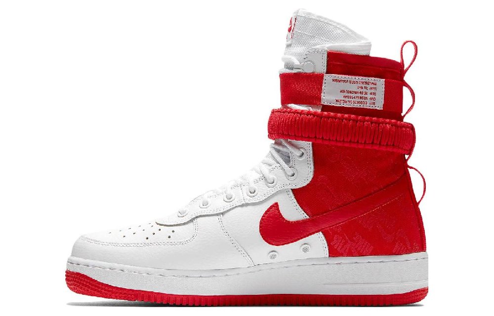 Nike SF Air Force 1 High White University Red
