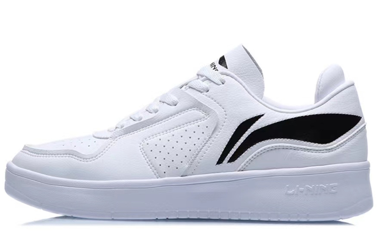 LiNing Street Player Low-Top Skateboard Shoes Men's Black White купить в интернет-магазине Yoocart с быстрой доставкой по России.