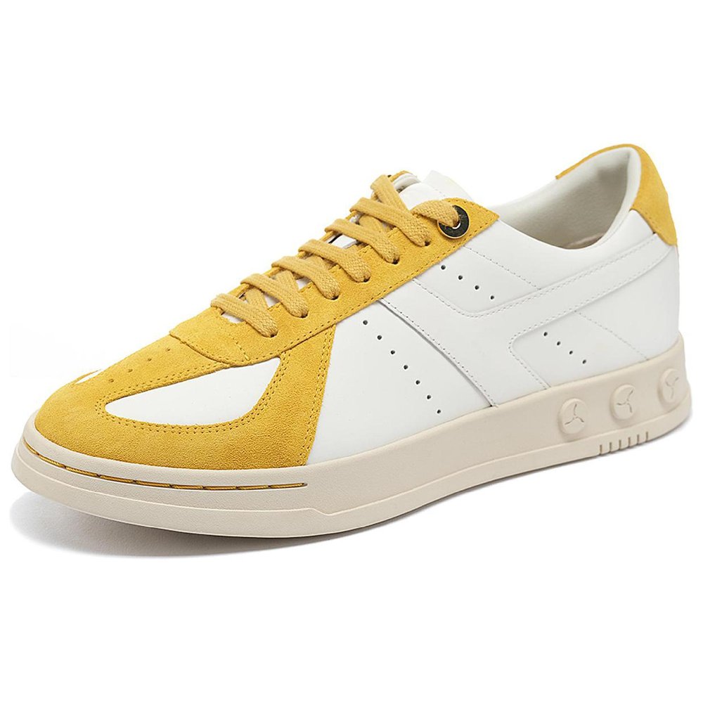 LI-NING 1990 Slip-Resistant Low-Top Skateboard Shoes Women's White Yellow