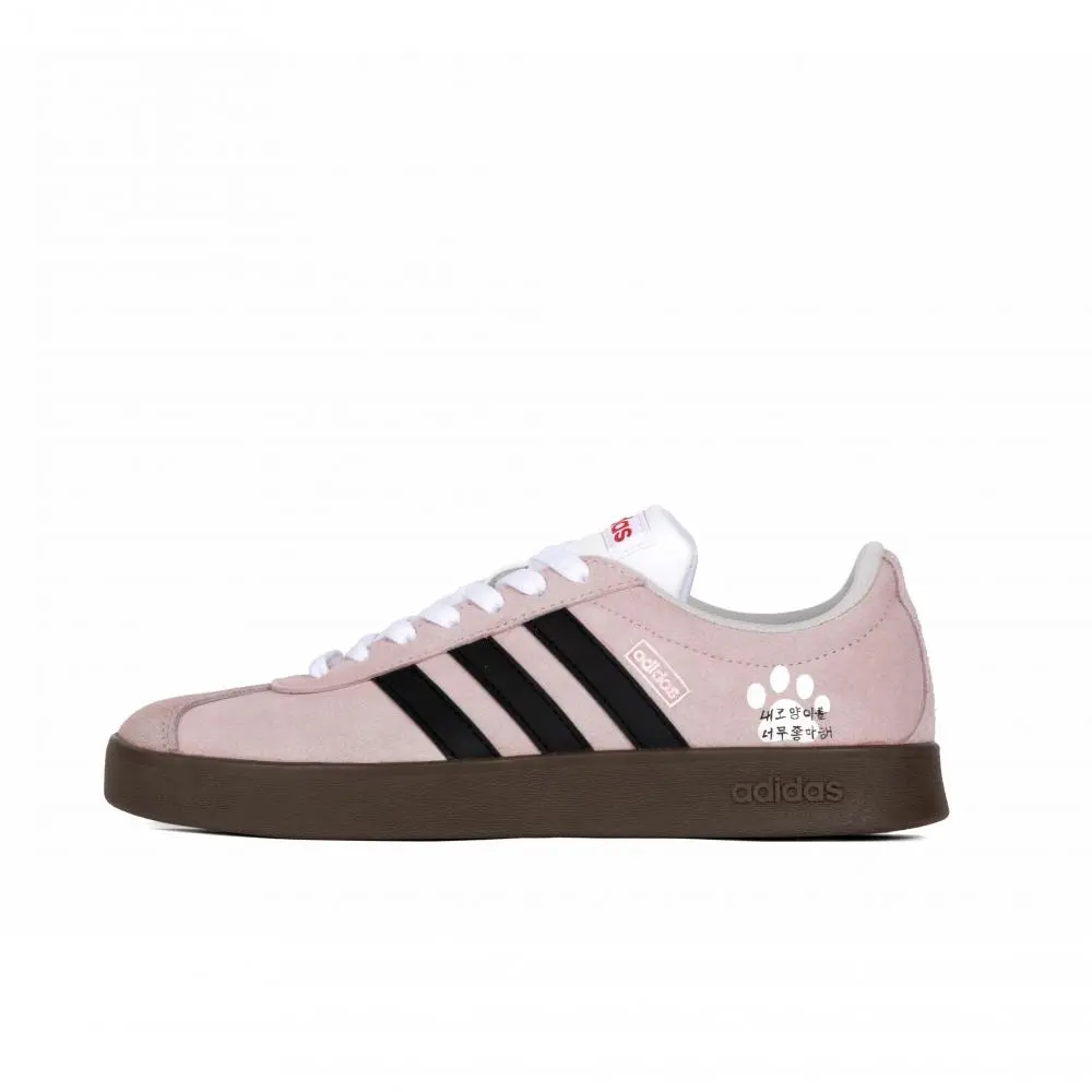 Adidas Vl Court Classic Cushioning Low top Skateboard Shoes Women's Pink
