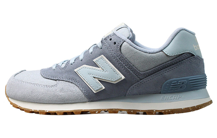 New Balance NB 574 Running Shoes Unisex Low-Top Light Blue/White/Brown