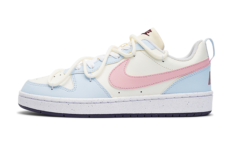 Nike Court Borough Skateboard Shoes Women's Low Top Blue