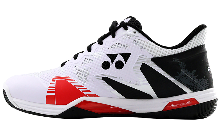 YONEX ELZ3 Series Low-Top Badminton Shoes Unisex White Black