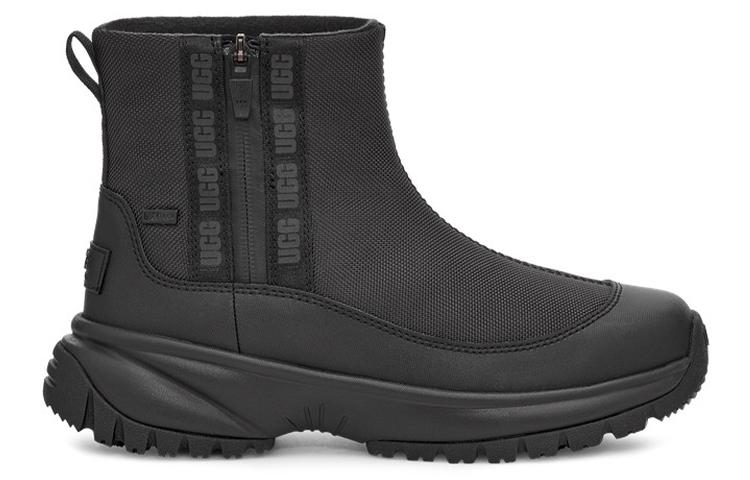 UGG Yose Zip Fleece Lined Snow Boots Black Women's купить в интернет-магазине Yoocart с быстрой доставкой по России.